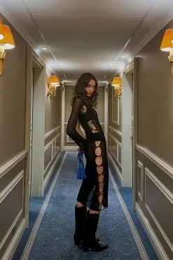 NA-KD ART All Over Lacing Detail Dress -Party Dresses Sales all over lacing detail dress 1686 000112 0002 2