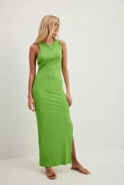 NA-KD Trend Asymmetric Back Maxi Dress