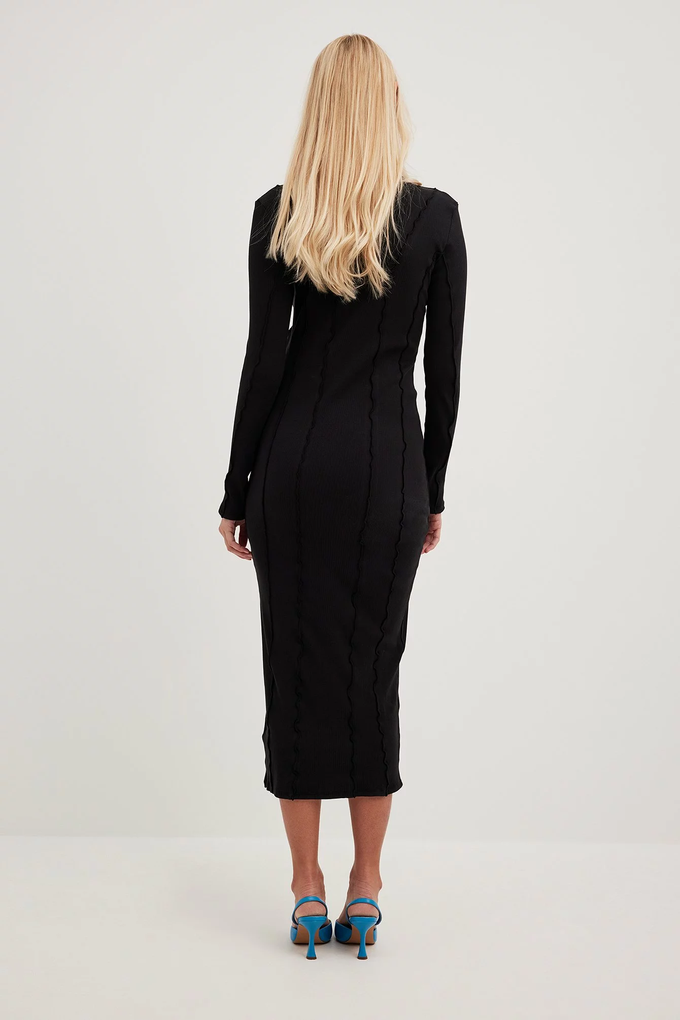 NA-KD Trend Babylock Detailed Midi Dress 8 NA-KD Trend Babylock Detailed Midi Dress - Image 8