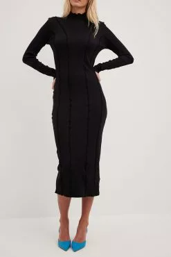 NA-KD Trend Babylock Detailed Midi Dress -Party Dresses Sales babylock detailed midi dress 1100 007044 0002 6543 1