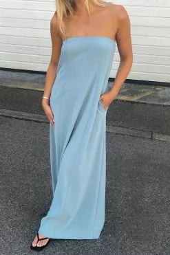 Moa Mattsson X NA-KD Bandeau Maxi Dress