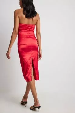 NA-KD Trend Bandeau Midi Dress -Party Dresses Sales bandeau midi dress 1018 009877 000426305