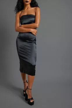 NA-KD Trend Bandeau Midi Dress -Party Dresses Sales bandeau midi dress 1018 009877 0002 10