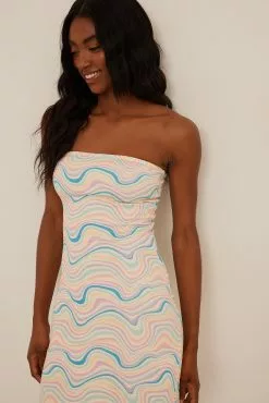 Misslisibell X NA-KD Bandeau Mini Dress -Party Dresses Sales bandeau mini dress 1655 000110 97333938