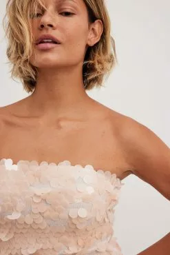 Josefine Hj X Na-Kd Bandeau Sequin Mini Dress -Party Dresses Sales bandeau sequin mini dress 1708 000101 0342 r 3