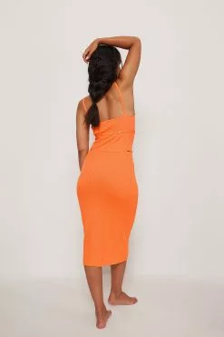 Elin Warnqvist X NA-KD Button Detail Knitted Dress -Party Dresses Sales button detail knitted dress 1765 000009 0261 02