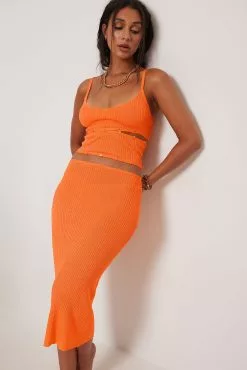 Elin Warnqvist X NA-KD Button Detail Knitted Dress -Party Dresses Sales button detail knitted dress 1765 000009 0261 04