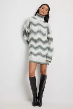 NA-KD Cable Knitted Turtle Neck Sweater -Party Dresses Sales cable knitted turtle neck sweater 1100 006685 817112969