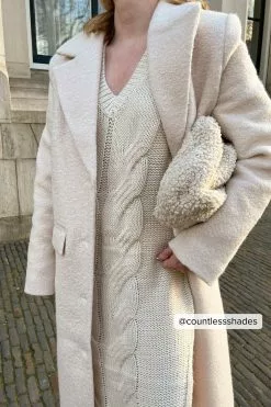 Rianne Meijer X Na-kd Cable Knit Midi Dress