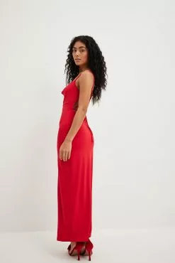 NA-KD Party Cowl Neck Maxi Dress -Party Dresses Sales cowl neck maxi dress 1017 001905 0004 4236 3