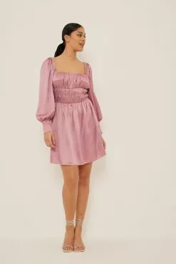 NA-KD Party Cups Detail Structured Satin Mini Dress -Party Dresses Sales cups detail strucutured satin mini dress 1017 001522 011525038