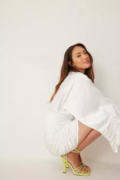 NA-KD Trend Draped Detail Satin Dress -Party Dresses Sales draped detail satin dress 1736 000384 00010378