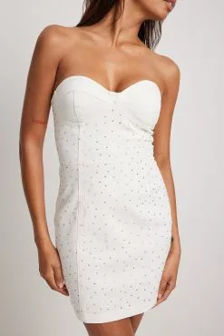 NA-KD Trend Embellished Denim Mini Dress 11 NA-KD Trend Embellished Denim Mini Dress -Party Dresses Sales embelished denim mini dress 1018 009699 02602118