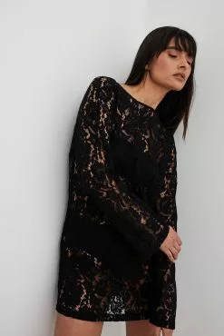 Josefine Hj X Na-Kd Embroidered Mini Dress -Party Dresses Sales embroidered mini dress 1708 000111 00028227