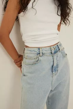 NA-KD Accessories Fine Double Chain Belt