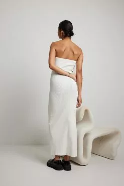 NA-KD Trend Fine Knitted High Slit Tube Dress -Party Dresses Sales fine knitted high slit tube dress 1018 009952 02602204 1