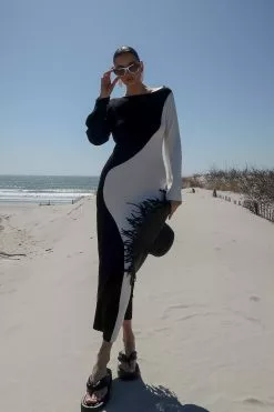 NA-KD Trend Fine Knitted Open Back Maxi Dress -Party Dresses Sales fine knitted open back maxi dress 1018 009446 0464 01