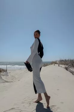 NA-KD Trend Fine Knitted Open Back Maxi Dress -Party Dresses Sales fine knitted open back maxi dress 1018 009446 0464 02