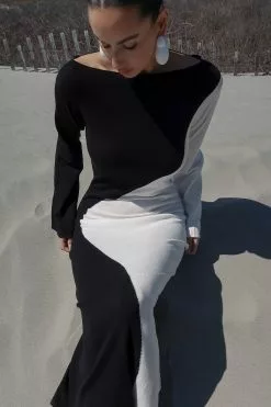 NA-KD Trend Fine Knitted Open Back Maxi Dress -Party Dresses Sales fine knitted open back maxi dress 1018 009446 0464 03