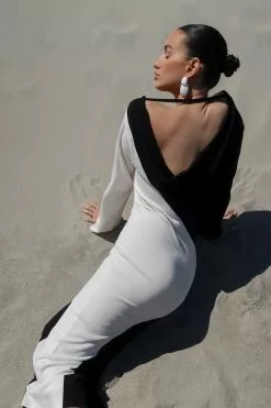 NA-KD Trend Fine Knitted Open Back Maxi Dress -Party Dresses Sales fine knitted open back maxi dress 1018 009446 0464 04