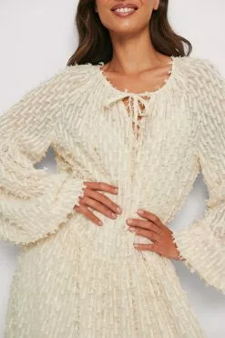 NA-KD Boho Fuzzy Textured Maxi Dress 7 NA-KD Boho Fuzzy Textured Maxi Dress -Party Dresses Sales fuzzy textured maxi dress 1014 001274 0342 04g copy