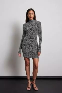 NA-KD Party High Neck Glitter Mini Dress -Party Dresses Sales high neck glitter mini dress 1017 002020 00146939