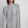NA-KD Party High Neck Sequin Mini Dress