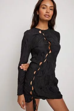 NA-KD Trend Hole Details Mini Dress -Party Dresses Sales hole details mini dress 1018 008986 00022338