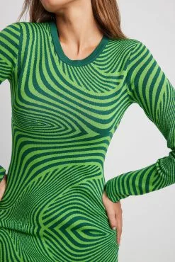 NA-KD Jaqcuard Knitted Mini Dress 10 NA-KD Jaqcuard Knitted Mini Dress -Party Dresses Sales jaqcuard knitted mini dress 1100 006584 96748232 1