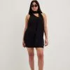 NA-KD Jersey Scarf Mini Dress
