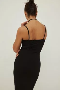 NA-KD Party Keyhole Detail Strap Mini Dress -Party Dresses Sales keyhole detail strap mini dress 1017 001400 000213969