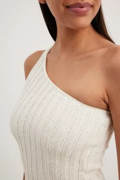 Susanna Wurz X NA-KD Knitted One Shoulder Mini Dress -Party Dresses Sales knitted one shoulder mini dress 1744 000045 0001 1170 1