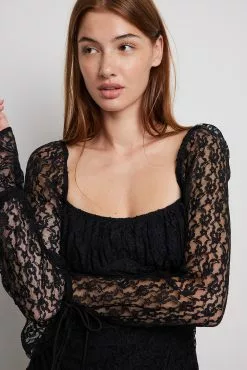 NA-KD Party Lace Mini Dress -Party Dresses Sales lace mini dress 1017 001854 000219997