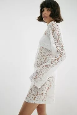 Josefine Hj X Na-Kd Embroidered Mini Dress -Party Dresses Sales lace mini dress 1708 000111 00011145