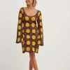 NA-KD Trend Long Sleeve Crochet Knitted Mini Dress