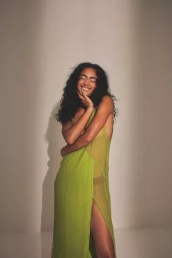 NA-KD ART Sheer Material Dress -Party Dresses Sales mesh dress 1686 000132 0010 bts4