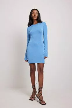 Victoria Waldau X NA-KD Asymmetric Open Back Mini Dress -Party Dresses Sales nakd asymmetric open back mini dress 1778 000018 5516 01