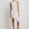 NA-KD Party Asymmetric Sleeveless Sequin Midi Dress