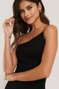 NA-KD Party Asymmetric Thin Strap Short Dress -Party Dresses Sales nakd asymmetric strap short dress 1017 000665 0002 04g 1 2