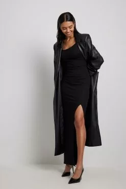 NA-KD Asymmetric Thin Strap Maxi Dress -Party Dresses Sales nakd asymmetric thin strap maxi dress 1100 006999 0002 01c