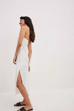 Chloé Schuterman X NA-KD Bandeau Satin Dress -Party Dresses Sales nakd bandeau satin dress 1804 000012 0001 10484 1