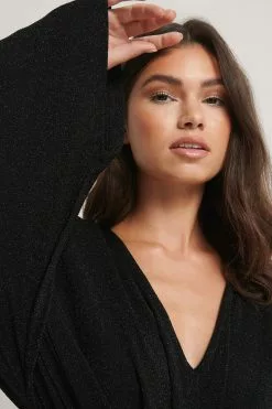 NA-KD Party Batwing Glitter Mini Dress 8 NA-KD Party Batwing Glitter Mini Dress -Party Dresses Sales nakd batwing glitter mini dress 1017 000921 0002 04g