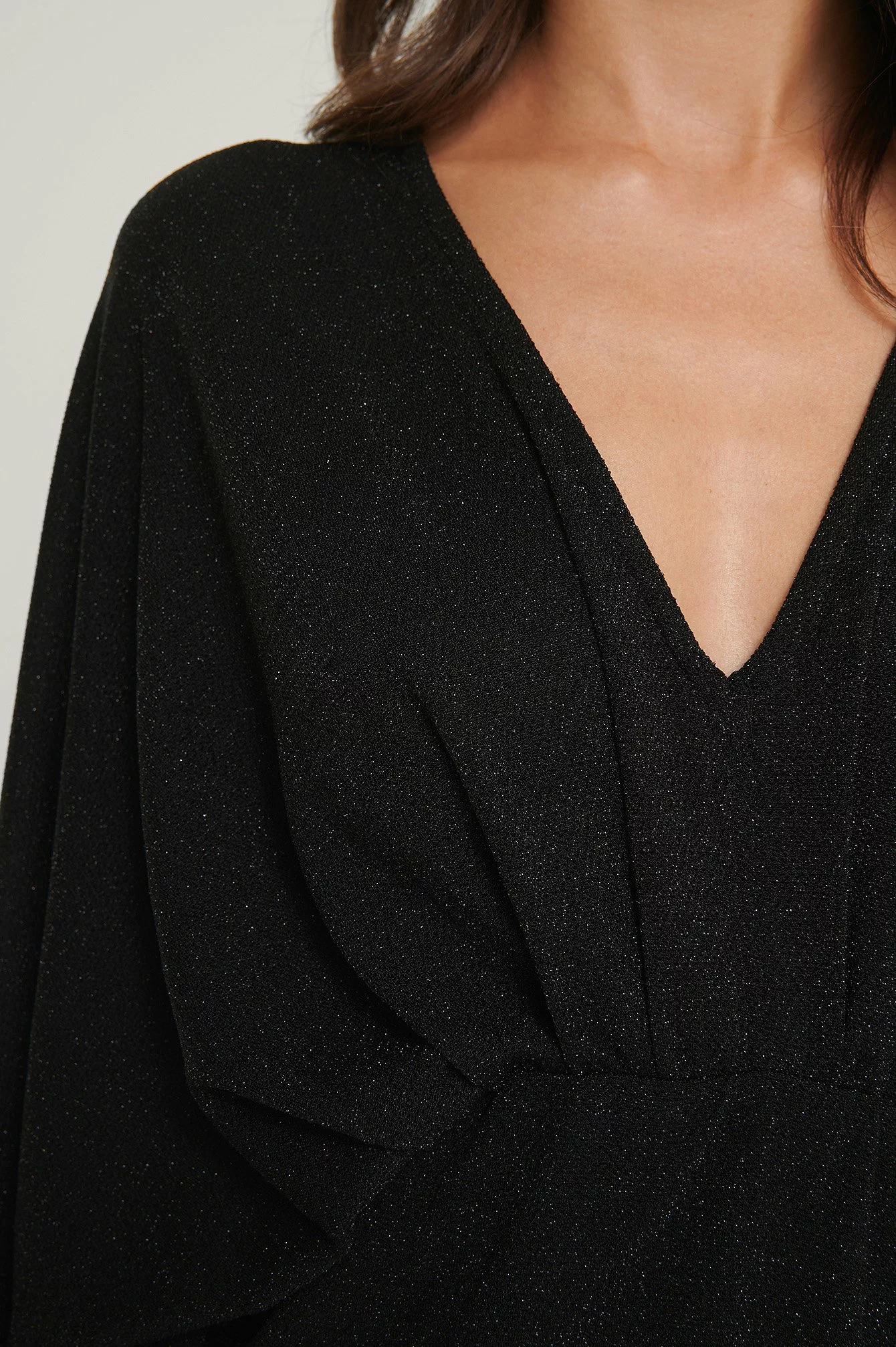 NA-KD Party Batwing Glitter Mini Dress 5 NA-KD Party Batwing Glitter Mini Dress - Image 5