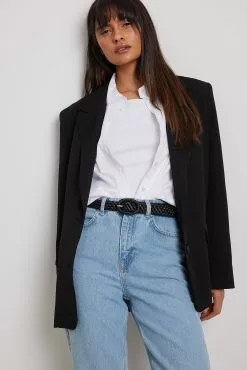 NA-KD Accessories Braided Covered Buckle Belt