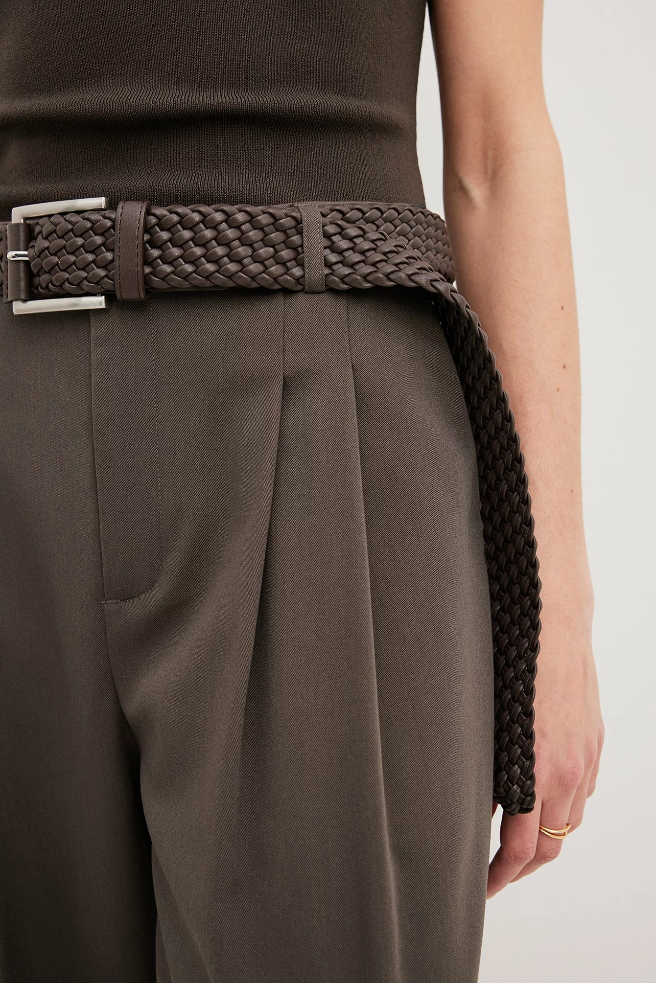 CLAIRE ROSE X Na-kd Braided Pu Belt 10 CLAIRE ROSE X Na-kd Braided Pu Belt - Image 10