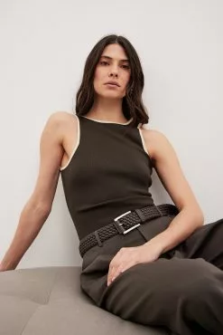 CLAIRE ROSE X Na-kd Braided Pu Belt -Party Dresses Sales nakd braided pu belt 1720 000014 0017 16447 1