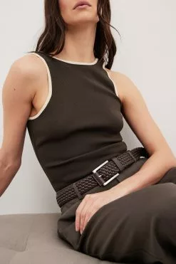 CLAIRE ROSE X Na-kd Braided Pu Belt 24 CLAIRE ROSE X Na-kd Braided Pu Belt -Party Dresses Sales nakd braided pu belt 1720 000014 0017 16451