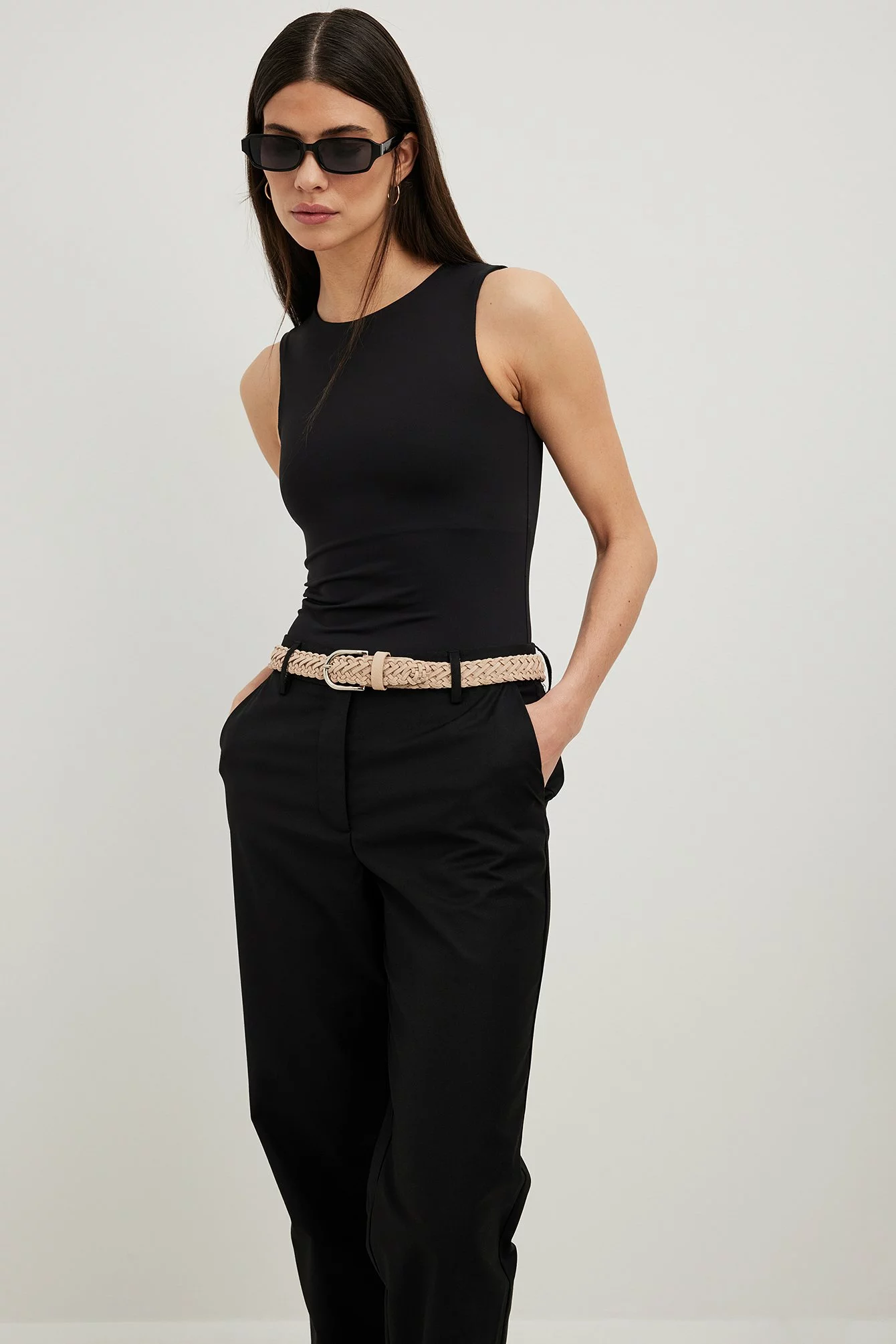 NA-KD Accessories Braided Suede Belt 1 NA-KD Accessories Braided Suede Belt