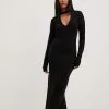 NA-KD Party Choker Keyhole Maxi Dress