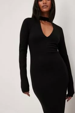 NA-KD Party Choker Keyhole Maxi Dress -Party Dresses Sales nakd choker keyhole maxi dress 1017 002264 0002 2428